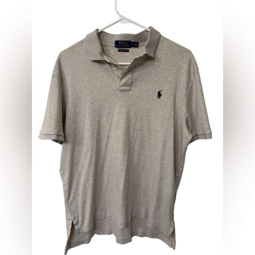 Polo by Ralph Lauren Men's Tan Polo Shirt - Picture 1 of 4